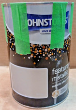 Wall Paint Silver 1.25L Interior Metallic Feature Quick Dry Excellent Coverage