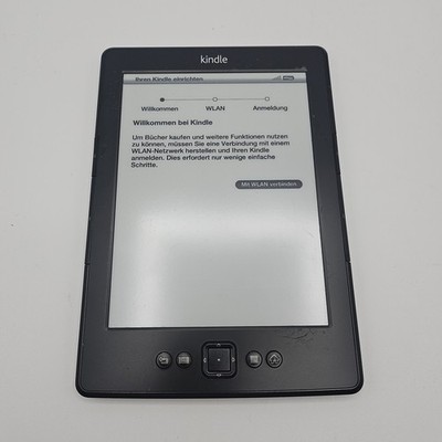 Kindle E-Book Reader Amazon D01100 modern schwarz Kunststoff mit 6 Zoll Display.