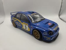 AutoArt Subaru Impreza WRX STI 1/18 Diecast Burns Reid #5 Rally car, no antennas