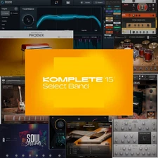 Komplete 15 Select Band | VST AU | Genuine