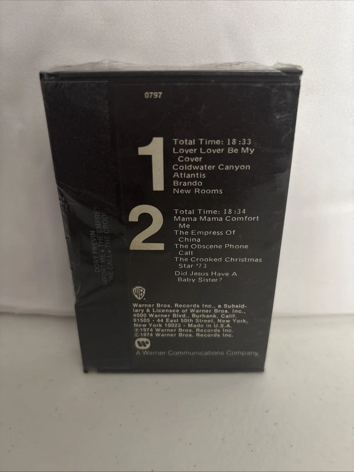DORY PREVIN CASSETTE TAPE - Sealed - Image 3 of 3