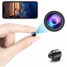 Small Wireless WiFi IP Camera,HD1080P Portable Mini Camera with Video Recordi