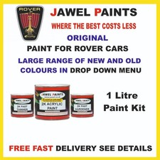 2K Car Paint - Rover Colours - 1 Litre Kit Gloss Full Range Drop down Menu