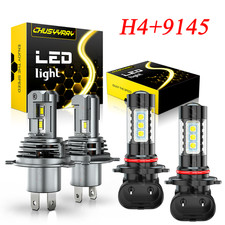 For Mitsubishi Montero 01-06 Combo Led Hilo Beam Headlightfog Light Bulb Kit