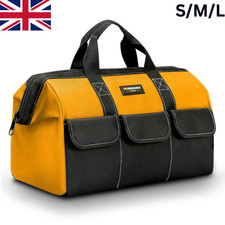 Multifunctional Tool Bag S/M/L Heavy Duty Hard Base Storage Case w/ Strap