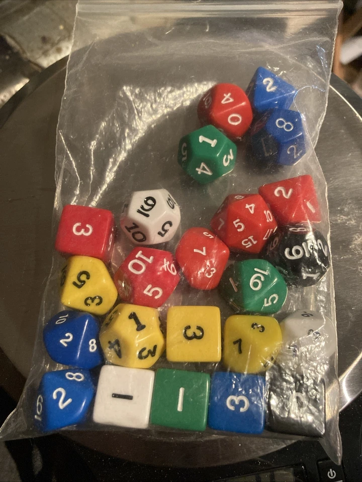 Dados poliédricos sortidos - Imagem 2 de 2