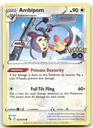 Ambipom 057/078 Pokemon GO Common