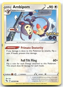 Ambipom 057/078 Pokemon GO Common