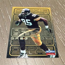 SkyBox 1996 Impact Rookies Rookie Greg Lloyd Steelers #130 NFL Football Card. rookie card picture