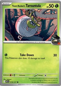 Team Rocket's Tarountula 018/217 Ascended Heroes