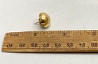 14K Yellow Gold Single Dome Stud Earring Replacement 14.3mm 0.9g — photo 5