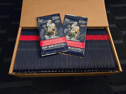 2025-26 UPPER DECK Tim Hortons Factory Sealed - 100 PACKS Box Set