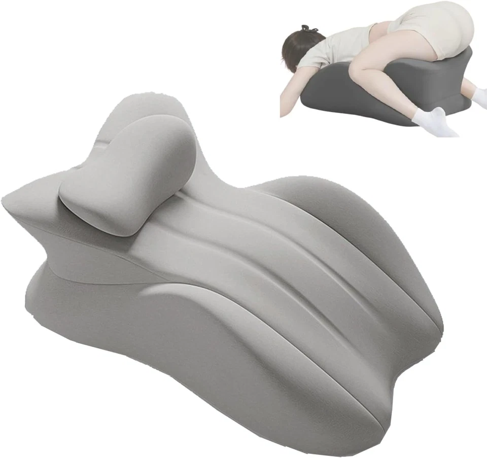 Almohada de cuña de espuma viscoelástica para adultos soporte multiposición almohada de cama sentado Foto 2 de 4