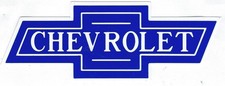 Chevrolet Chevy Bow Tie Retro Racing Decal Sticker 6-34 Inches Long