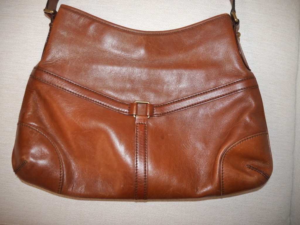 Authentic GUCCI Brown Leather Interlocking G Purs… - image 16