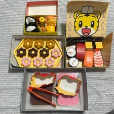 Playhouse toy set, sushi, donut, pretend play, sushi, puzzle, intellectual educa