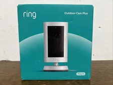 Ring Outdoor Cam Plus 2k Video Plug-in Security Camera - White *NEW and SEALED**
