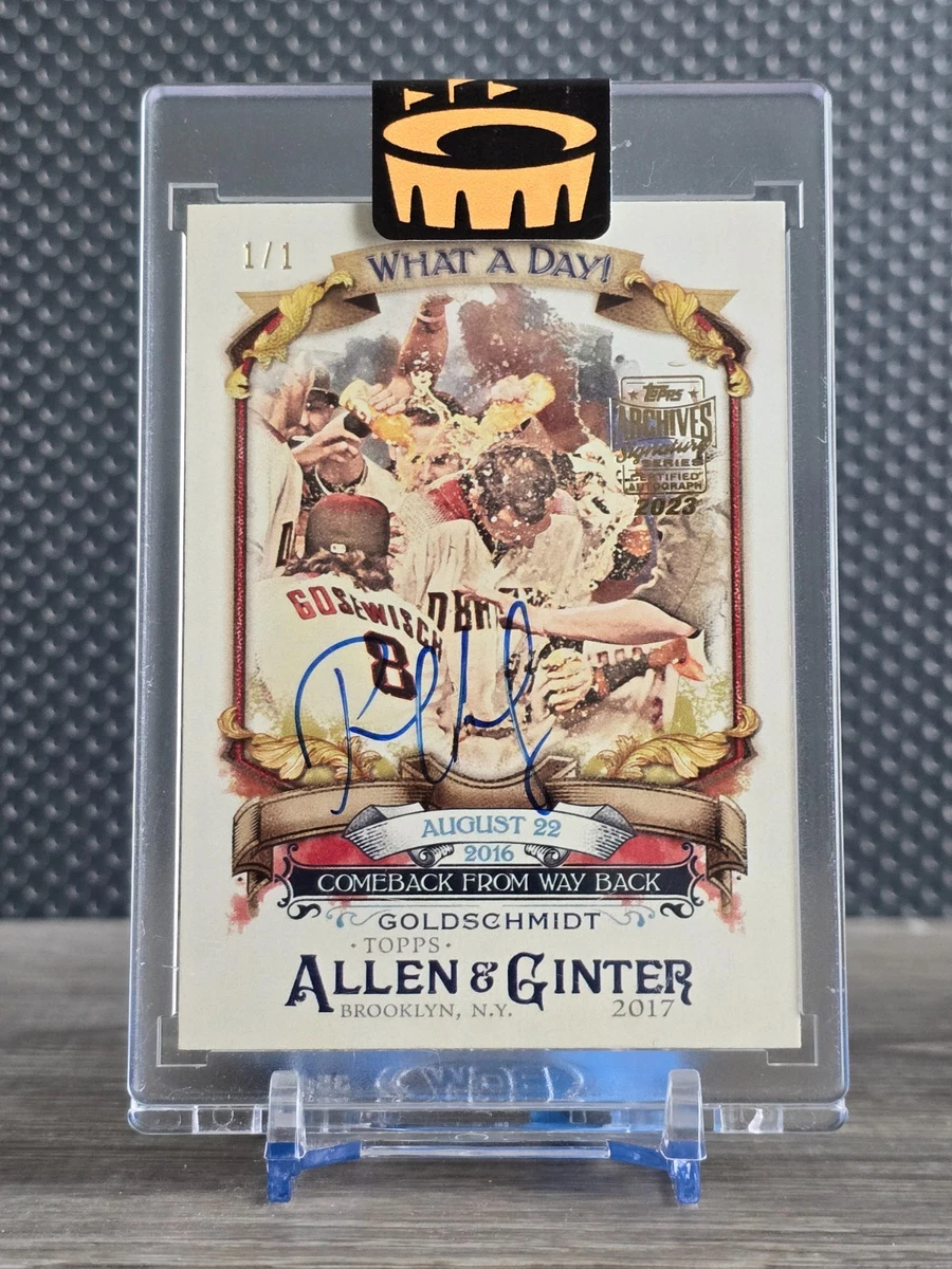 PAUL GOLDSCHMIDT 5枚限定サインカード MLB Paul Goldschmidt Signed