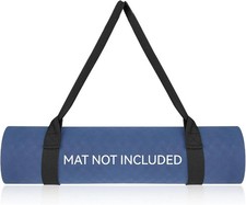 Black Yoga Mat Straps, Strap for Carrying Multi-purpose 150cm,