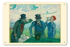 The Drinkers - From an Original Color Painting by Vincent van Gogh 1890