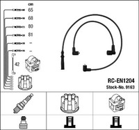 NGK ZüNdleitungssatz 9163 FüR Nissan Stanza NM10 T11 M10 Prairie Hatchback SGL