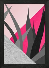 Floral set Framed Wall Art Poster Canvas Print Picture