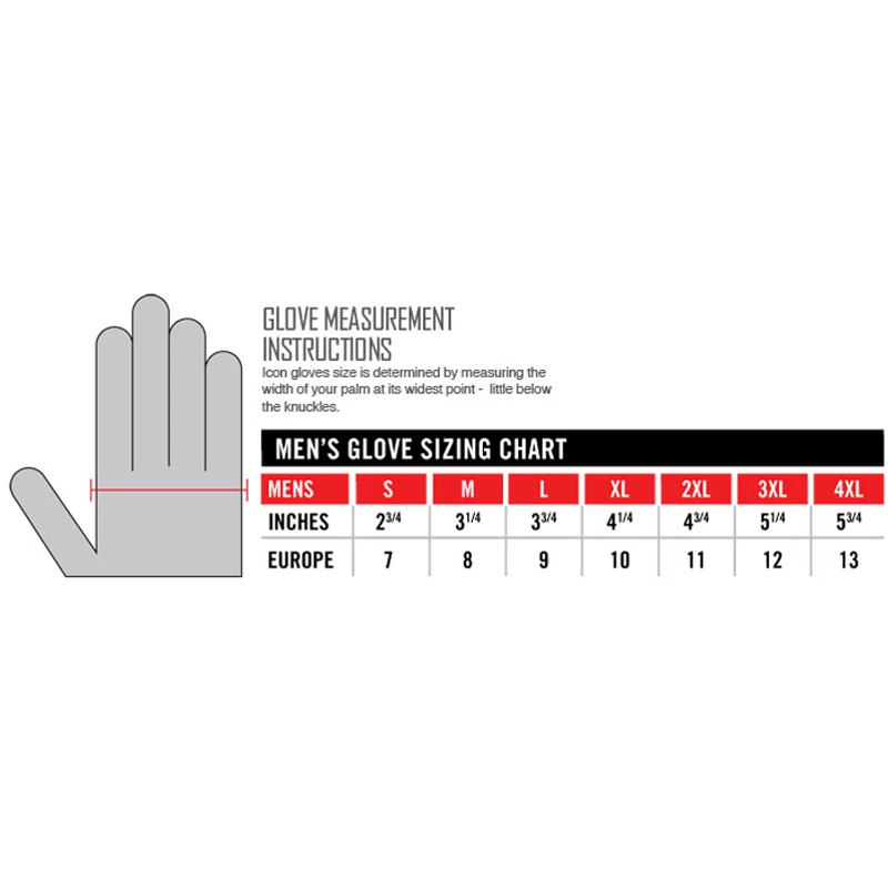 Guantes de montar Icon Long Track CX Street Motorcycle - Elige talla y color Foto 2 de 4