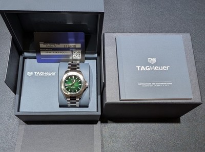 TAG Heuer Aquaracer Professional 200 40mm  Green Men's Watch - WBP2115.BA0627