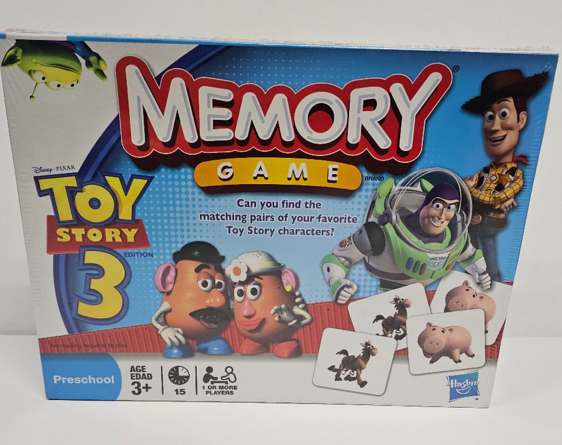 Hasbro Toy Story 3 Memory Game Rare 2009  New Still Sealed in Box ages 3+ Disney