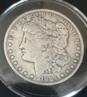 1884 CC Morgan Silver Dollar $1 – Carson City – Nice VF/XF Details.