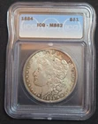 1884 Morgan Silver Dollar $1 ICG MS62 – Brilliant Uncirculated BU - U.S. Silver