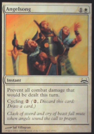 Angelsong - Duel Decks: Divine vs. Demonic: #15, Magic: The Gathering Lp C285