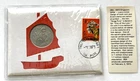 1973 Singapore Dollar Coin First Day Cover, Stamps & Info Card 99 Company