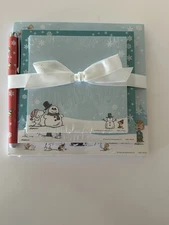 Peanuts Snoopy Winter Fun Memo Pad Set W/ Pen - NEW & Sealed - 3 Pads, 3 Sizes.