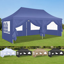 Gazebo Pieghevole Pop Up 3x6 Impermeabile Tenda per Feste Gazebo da Giardino con 4 Sacchi di Sabbia