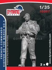 DYNAMO MODEL 35097 WWII FRENCH COMMANDO KIEFFER ON THE MARCH NO. 5 (1 FIGURE)