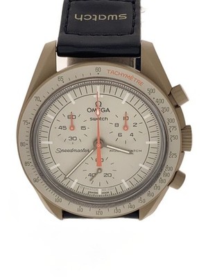 OMEGA×SWATCH MISSION TO JUPITER Quartz SO33C100 Men's Watch From Japan G1122