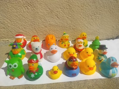19 Pcs Rubber Ducks Random For Kids