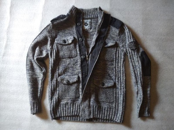 Men French Connection Sweater Grey 38 / M / 46