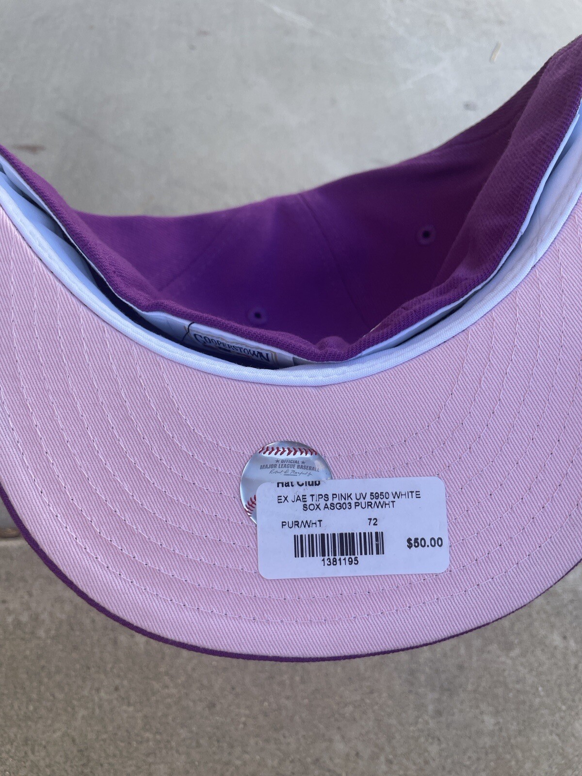 Hat Club Chicago White Sox OG Jae Tips Purple Pinky 7 1/4 eBay