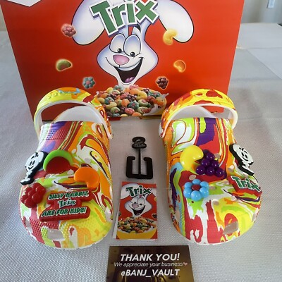 Crocs x Trix Cereal Classic Clogs Mens 10 Women 12 | eBay display picture 1