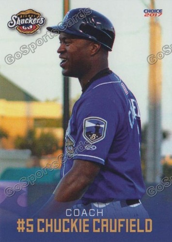 2017 Biloxi Shuckers Chuckie Caufield Milwaukee Brewers CO - Picture 1 of 1