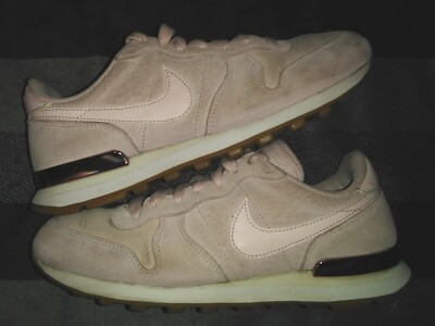 Ladies, Nike, Internationalist, Pink, Suede Trainers size UK