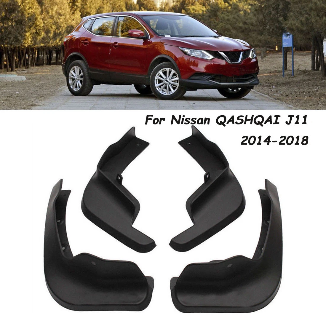 Qashqai cheap mud flaps
