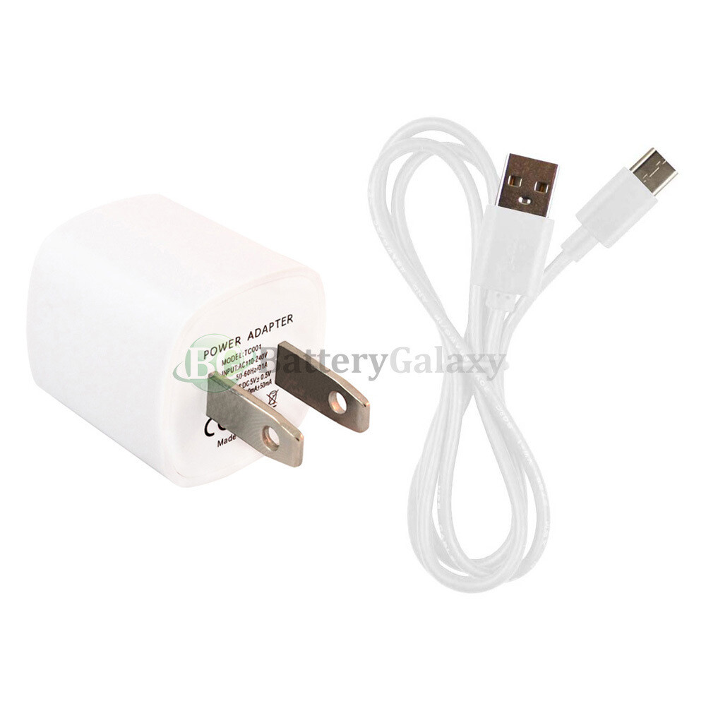 USB Type C Cable+Wall Charger Cube for Phone Samsung Galaxy Note