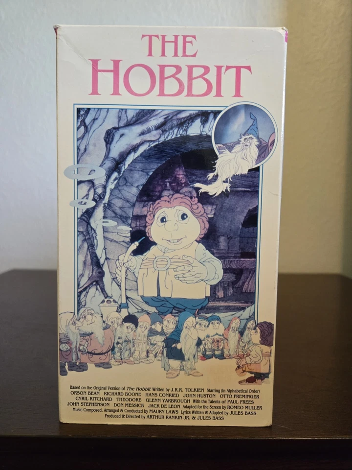 The Hobbit (VHS, 1991) JRR TOLKEIN Animated CIB RARE FAST SAME DAY SHIPPING - Image 2 of 4