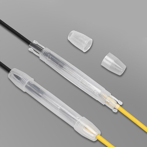 45mm 60mm Length Clear PE Heat Shrinkable Tubing Fiber Optical Cable ,150pcs - Afbeelding 2 van 10
