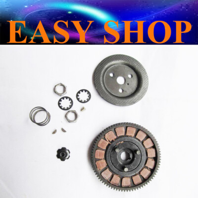 Clutch Pads Flower Nut Keyway Assembly 66cc 80cc Engine Motorised Bicycle  Bike