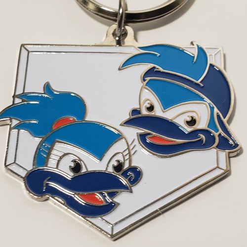 JF Sports Canada MLB Blue Jays Home Plate keychain - Picture 2 of 3