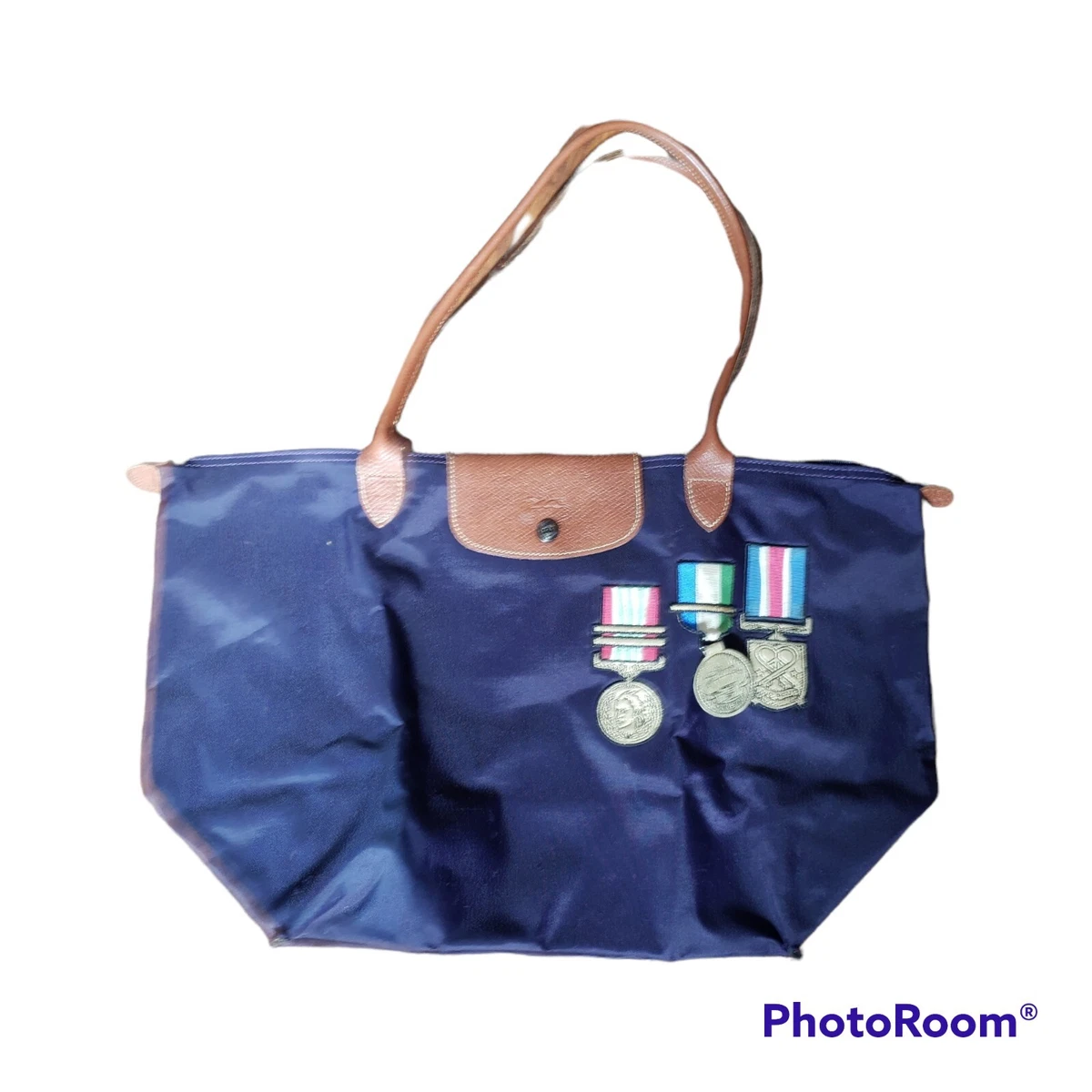 Longchamp x Jeremy Scott Le Pliage Tote purple large 19 1 2
